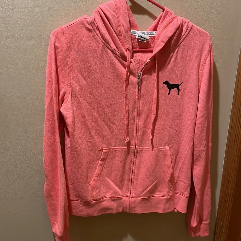 Pink Victoria Secret hoodie - Picture 2 of 5